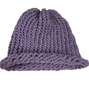 Soft Slouchy Handmade Winter Hat Toque Toboggan Light Purple Gift Idea